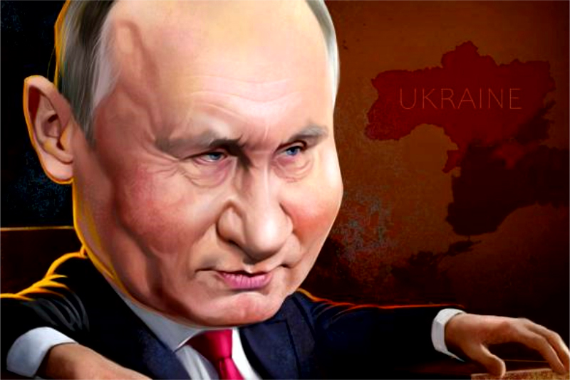 رهبر خشمگین روسیه، جهان را به سوی جنگ می‌برد.